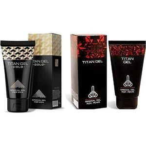 Titan Gel Gold Penis Enlargement And Erectile Dysfunction with the red