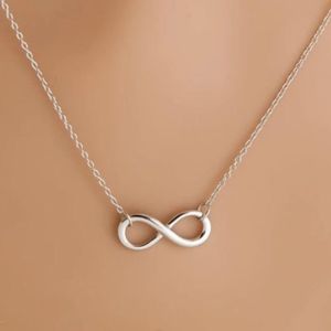 Jewelry Silver Infinity Symbol Necklace