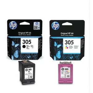 HP  305 Black and Tricolor