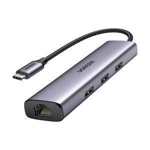 Ugreen USB-C to 3×USB 3.0 + Gigabit Ethernet Adapter (UG-60554/CM475)