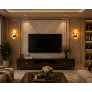KOBU luxury crystal LED wall brackets (warm, white and warm white colours)