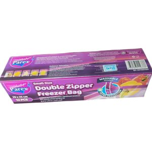 Parex Double Zipper Freezer Bag cf