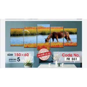 Wood 5 Segment Egyptian Wall art High Quality