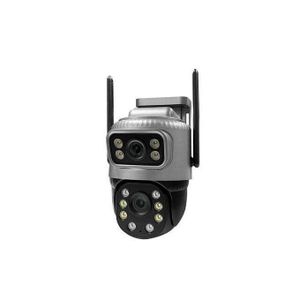 WI-FI V380 Dual Lens Camera Solar PIR Human Detection Night Vision Waterproof Security Video IP Camara 4mp Battery CCTV Monitor