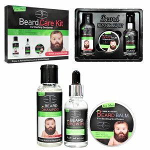 Aichun Beauty Beard Grooming Care Kit – Shampoo, Balm & Growth Oil