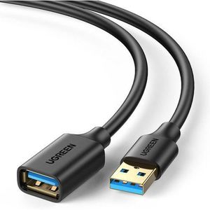 Ugreen USB Extender, USB 3.0 Extension Cable Male To Female USB Cable High-Speed Data Transfer Compatible With Webcam, Gamepad, USB Keyboard, Mouse, Flash Drive, Hard Drive, Oculus VR, Xbox, 10Metre - US175 - UG-20827