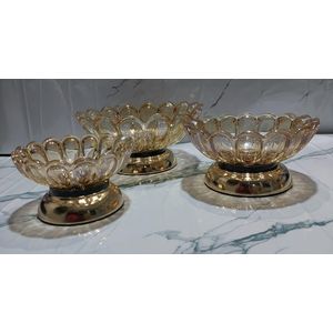 High quality 3 ARM Elegant  multi-purpose display serving bowls 