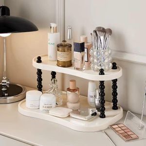 Plastic double tier storage rack / multipurpose rack