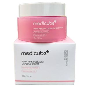 Medicube PDRN Pink Collagen Capsule Cream Intensive Skin Brightening and Elasticity Boosting Formula for Youthful Plumpness Radiant Clarity and Advanced Cellular Support