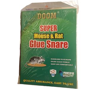 Doom Super MOUSE & RAT GLUE SNARE Harmless to Humans Easy to Use Enjoy Clean World cf