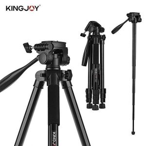 Kingjoy  VT-880 2 In 1 Portable Adjustable Aluminium Alloy Camera Tripod Monopod