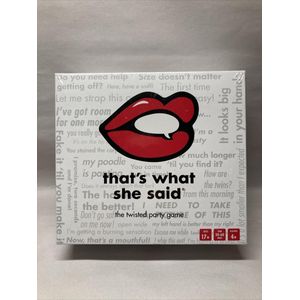 That's What She Said Card Party Game