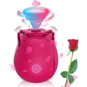 Sucking Vibrator Rose Sex Toy Clitoral Vibrator for Women with 10 Speed Modes Nipple Sucker Sex Toy Clitoral G Spot Vibrators Adult Automatic Electric Machine Adult Toys 