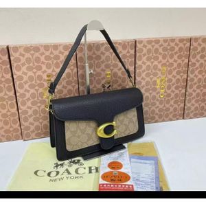 Coach Tabby Shoulder Bag – Signature Canvas & Leather