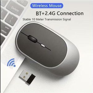 Bluetooth + 2.4G Dual-mode Rechargeable Optical Mouse