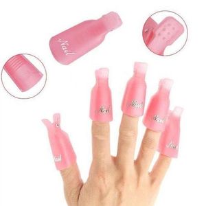 10 pcs Nail gel polish remover clip manicure Soak off caps pegs keeper wrap tools accessories set