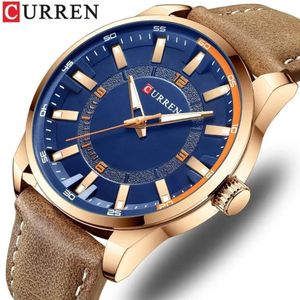 Curren Men Pure Leather Luxury Official Watch