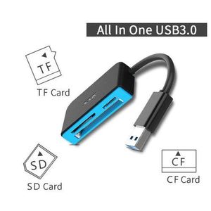 SSK  SCRM330 3-In-1 USB 3.0 to Micro SD TF CF SD Card Reader