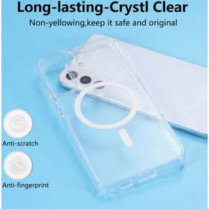 Clear Transparent MagSafe Silicone Case for Samsung Galaxy S22+ – Shockproof, Anti-Yellow, Slim Protective Cover