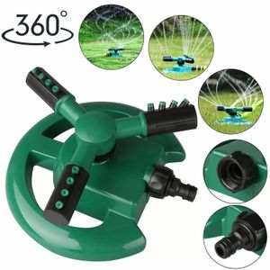 PLASTIC 360° ROTARY SPRINKLER - Wide Radius Uniform sprinkling. Multiple Modes Sprayer Nozzle. Garden, Lawn 