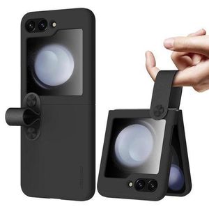 Nilkin Flex Flip Finger Strap liquid silicone phone case for Samsung Galaxy Z Flip 5