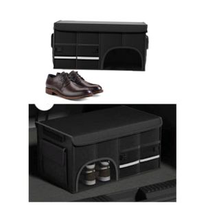 Car Trunk foldable storage box with shoe compartment