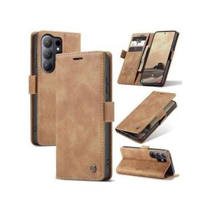 Caseme Flip wallet Leather case cover with card slots for Samsung Galaxy S26 Ultra