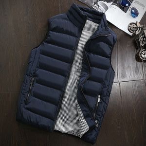 Waistcoat Vest Jacket Men Multi-Pocket Classic Male Sleeveless