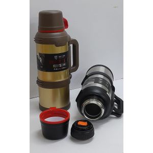 Portable Double Wall Travel Flask 3.6L Unbreakable Insulated Hot and Cold Beverage Storage for Home Office Outdoor and Travel Use