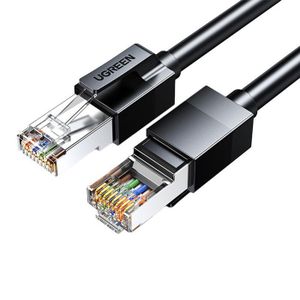 Ugreen NW316 Cat6 F/UTP Ethernet Cable, 3M, Black – High-Speed LAN Network Cable for Router, PC, Laptop, Switch & Gaming Devices