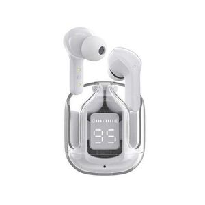 TWS Air31 Bluetooth 5.3 Wireless In Ear Earbuds Headset Digital Display Headphone - White