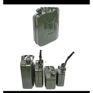 Heavy Duty Metallic Fuel Backup Jerican, Comes With Pouring Spout