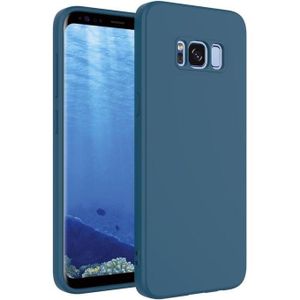 Original Silicone Cover Case for Samsung S8+ – Flexible, Slim & Shock-Absorbing Protection - Blue