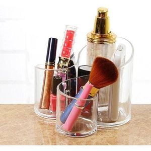 Multipurpose Cosmetic 3 Compartment Brush Organizer – Stylish and Functional Makeup Storage for Home and Trave