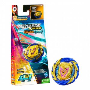 Hasbro  Beyblade Burst QuadStrike Fierce Achilles A8 – Battle Top F7777 – 4-in-1 Customizable, Left Spin – Ages 8+