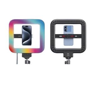 NeePho MJ-28 LED Ring Light with Stand & Phone Holder Black