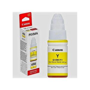 Canon Canon- Canon- Pixma GL-490 Yellow Ink Refill - 70 ml, High-Yield, Dye-Based for G-Series Printers