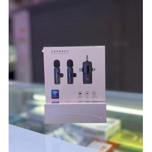 K9 Dual Wireless Microphone with 3-in-1 Receiver – Noise Reduction, Long Battery Life