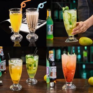 6 Pcs Juice, Ice Cream, Wine, Milkshake, Faluda, Smoothie And Cocktails Glass 380ml