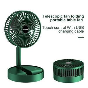 3 Speed 6 Inch Portable USB Rechargeable Fan Household Foldable Telescopic Fan Low Noise High Battery Life Mini Electric Fan