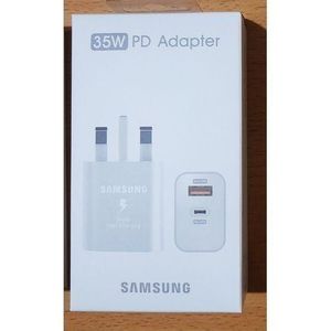 Samsung 35W PD USB Type C - Type C Fast Charger DUO Travel Adapter FOR S22 S21 S20 S10