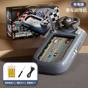 Musical steering wheel racing car toy