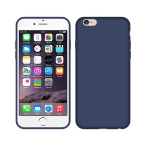 Soft Silicone Slim Fit Cover Anti-Scratch Shockproof Case for Apple iPhone 7 - Blue