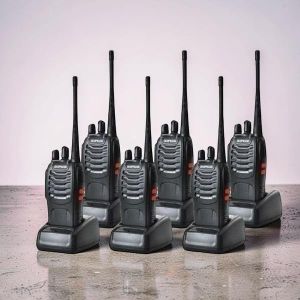 Baofeng BF-888S Hand-held Premium Quality Portable Hand-Held Security Walkie Talkie Radio Calls- 6 Pieces