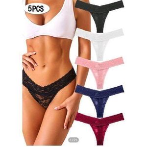 4Pcs Breathtaking Sexy V-shaped Lace Thongs