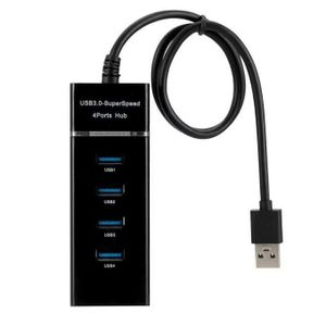 HUB USB 3.0 High Speed 5 GBPS LED 1 to 4 Ports USB Cable Separator USB Cable Extension Data Transmission Phone Charging Station Multiple Adapter Cable Splitter HUB 4P