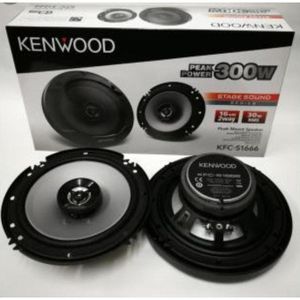 Kenwood Car Speakers 6inch  2- way speaker with Tweeters 300Watts Stage Sound
