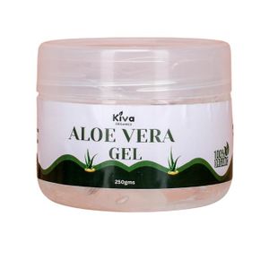 Organic Pure Aloe Vera Gel for Face, Hair and Skin , Natural Hydrating and Soothing Gel , 250gms