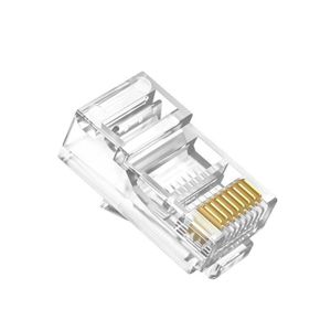 RJ45 Category 5e Connectors (10-Pack) / Transparent