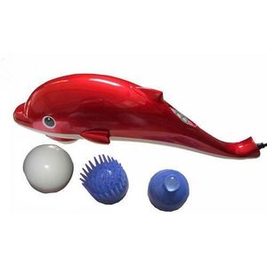 Dolphin body massager red in colour with moving parts